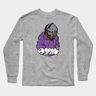 mf doom purple hoodie grunge Long Sleeve T-Shirt